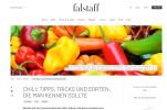 CHILI: TIPPS, TRICKS UND SORTEN, DIE MAN KENNEN SOLLTE  (FALSTAFF NR. 09/2023)