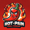 DALL·E 2024-01-29 06.49.11 - A logo for a chili-themed forum called 'Hot-Pain Chili Forum'. Th...png