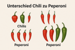 Unterschied Chili und Peperoni