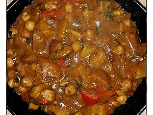 Indisch vegan - Kichererbsen-Kartoffel-Curry