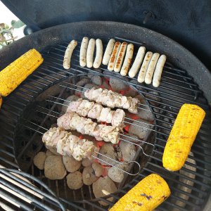 20.4. Souvlaki auf Kohlekörben