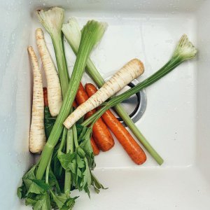 Karotten, Petersilienwurzel, Sellerie