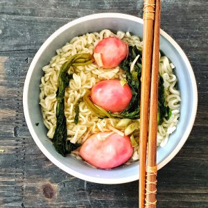 Kimchi + Nudeln