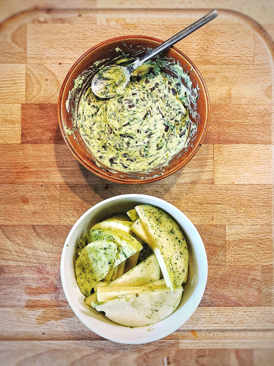 Bärlauchbutter & Goudaverschnitt