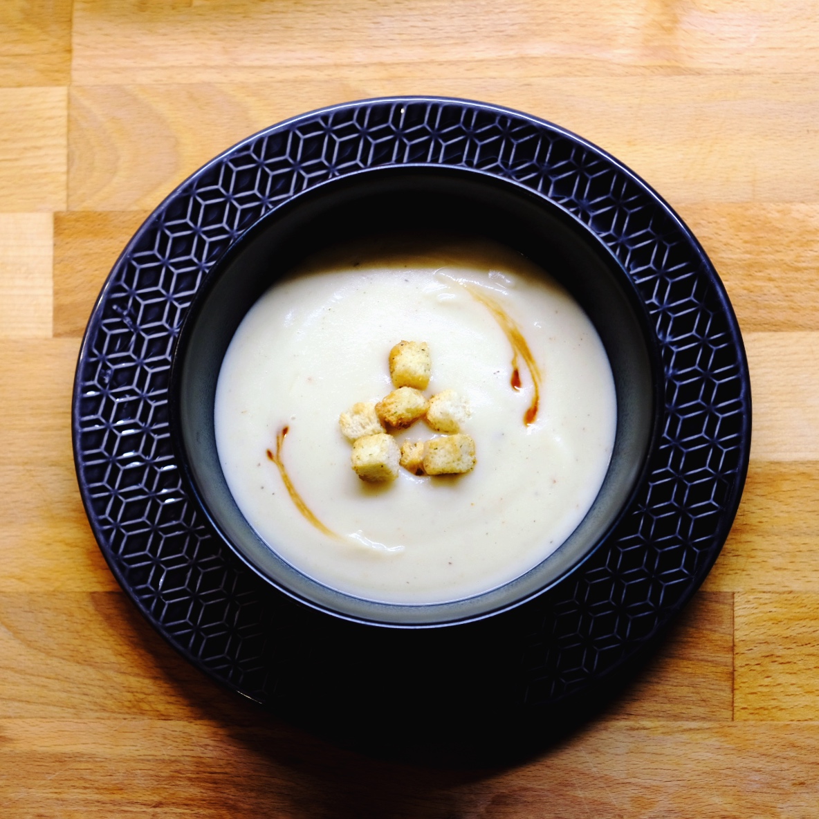 Blumenkohlcreme-Suppe