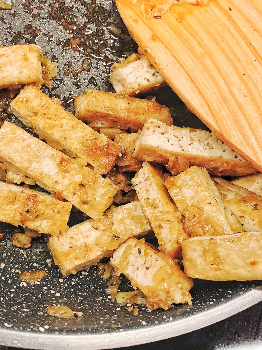 đậu hũ— fritt. Zitronengras-Tofu
