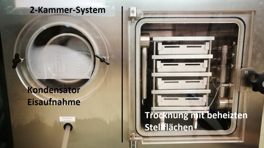 Gefriertrockner im 2-Kammer-System