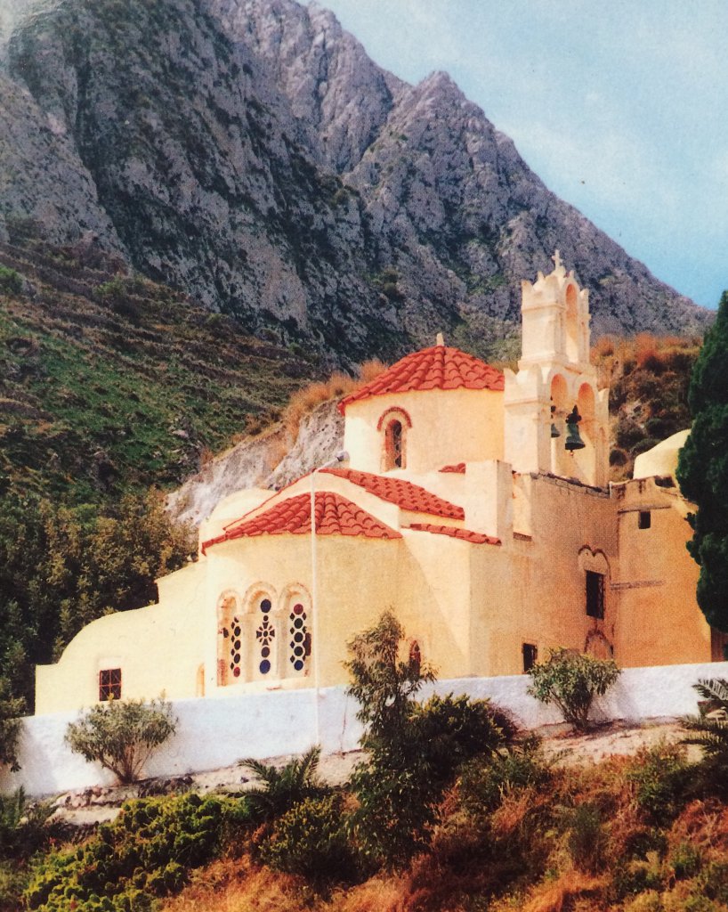 Panagia Episkopi Gonia auf der Kykladeninsel Santorini