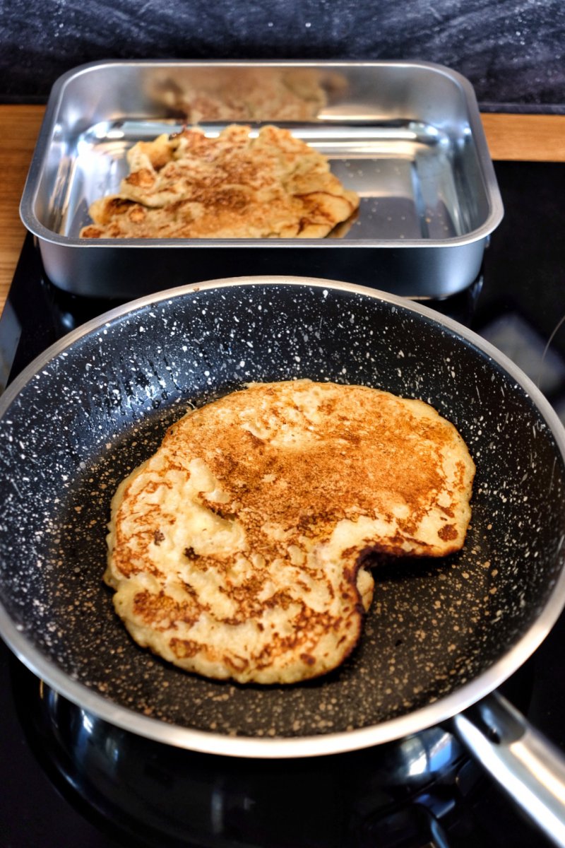 Thailändische Bananen-Kokos-Pfannkuchen